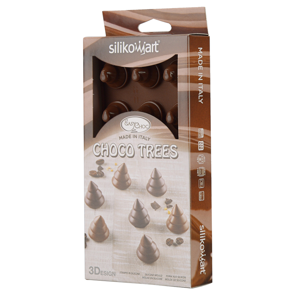 Форма для приготовления конфет Silikomart Choco Trees силиконовая