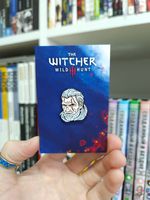 Металлический пин "Witcher: Geralt & Ciri"