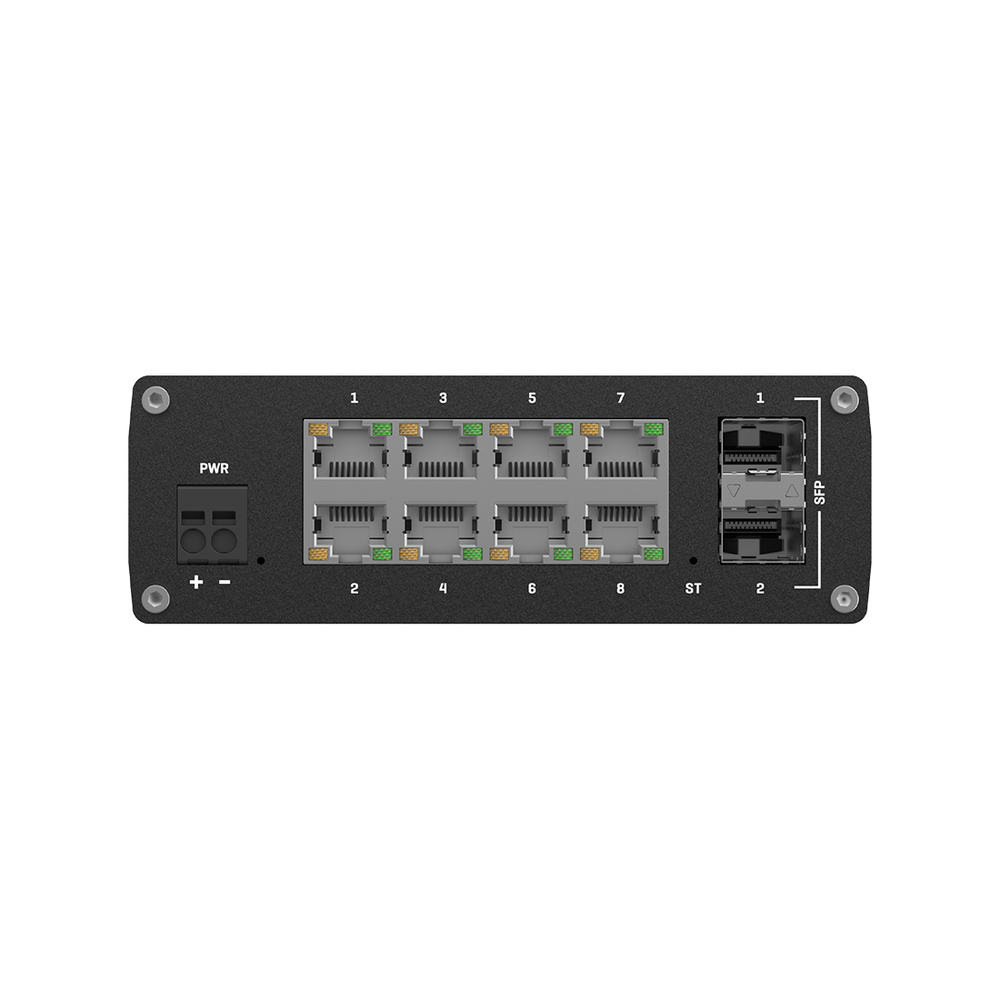Сетевой шлюз Teltonika TSW212 L2 MANAGED SWITCH 8 GBE, 2 FP PO