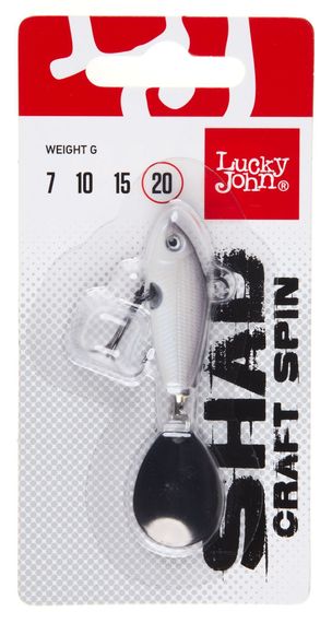 Тейл-спиннер Lucky John SHAD CRAFT SPIN 20.0г 017 в блистере