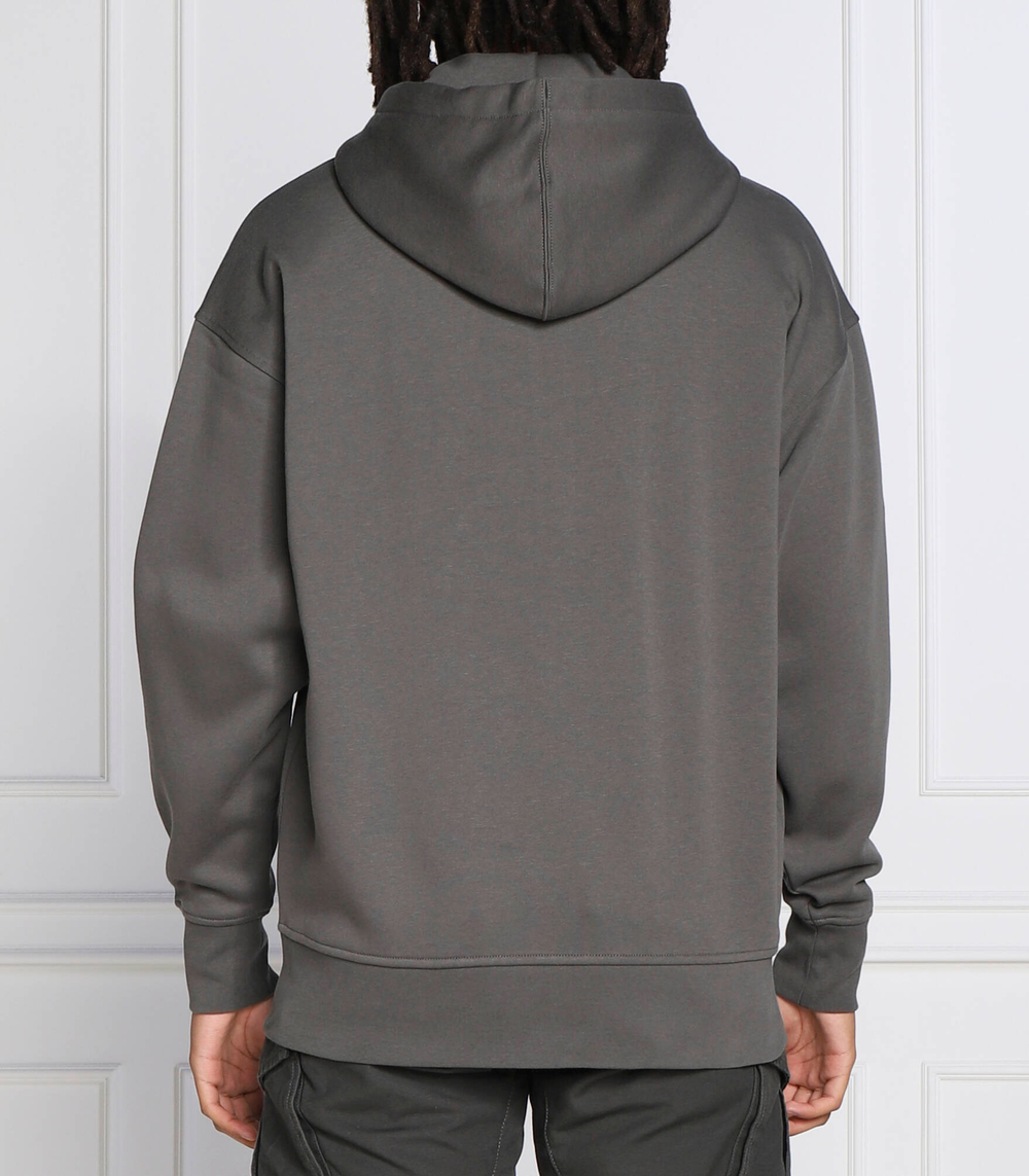 Худи off placed instit zip-through CALVIN KLEIN JEANS - серый(J30J321888)