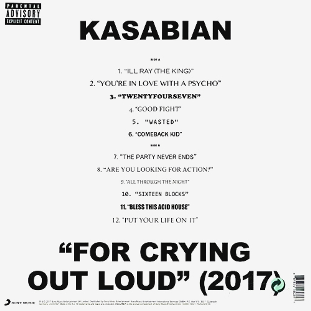 Kasabian / For Crying Out Loud (LP+CD)