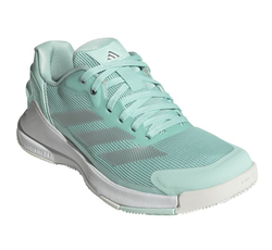 Женские кроссовки для падела Adidas Crazyquick LS Padel W — clear mint/silver metallic/white