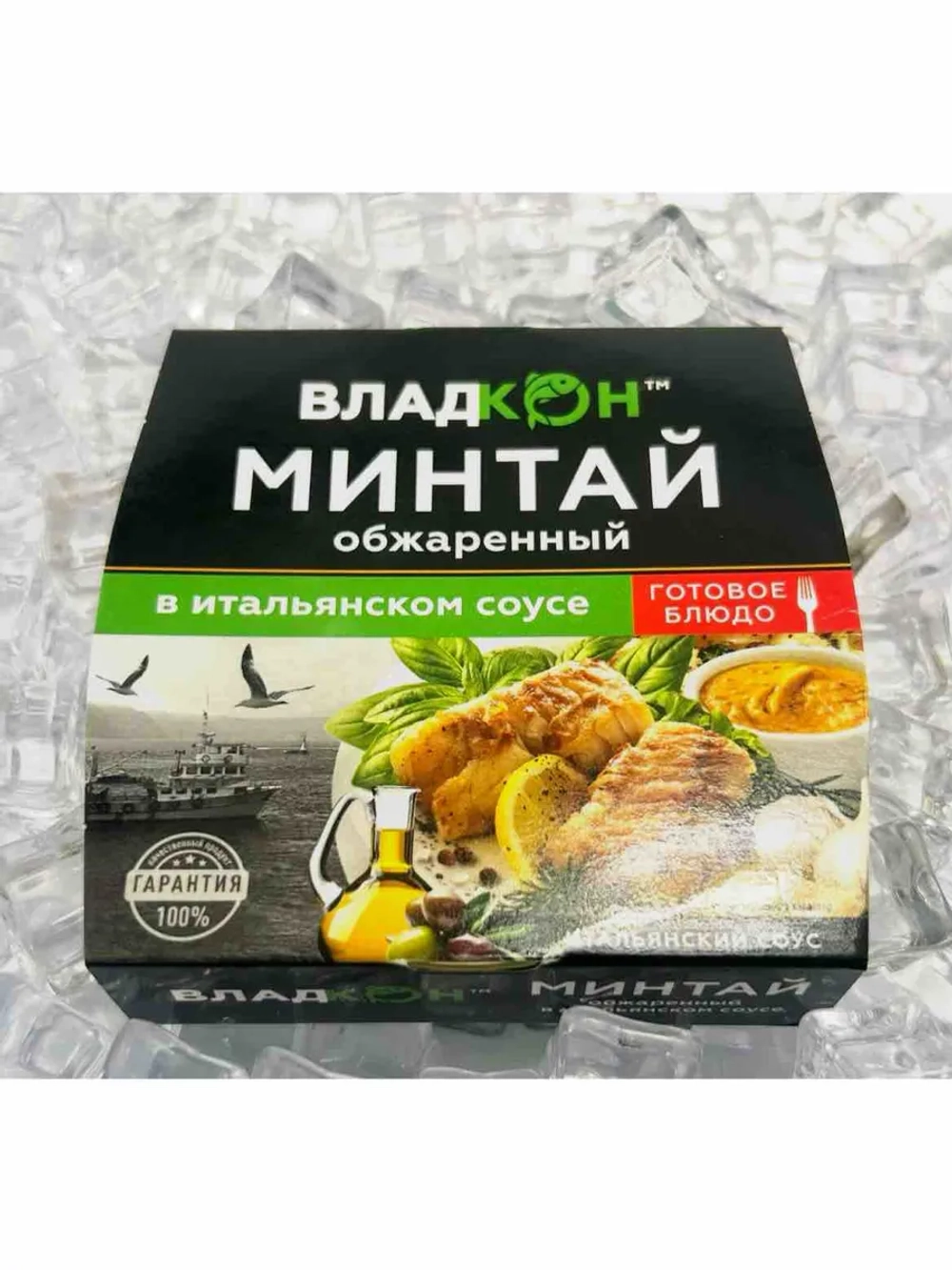 Минтай обжаренный в итальянском соусе 160г