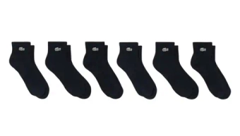 Теннисные носки Lacoste Socks 6P - black