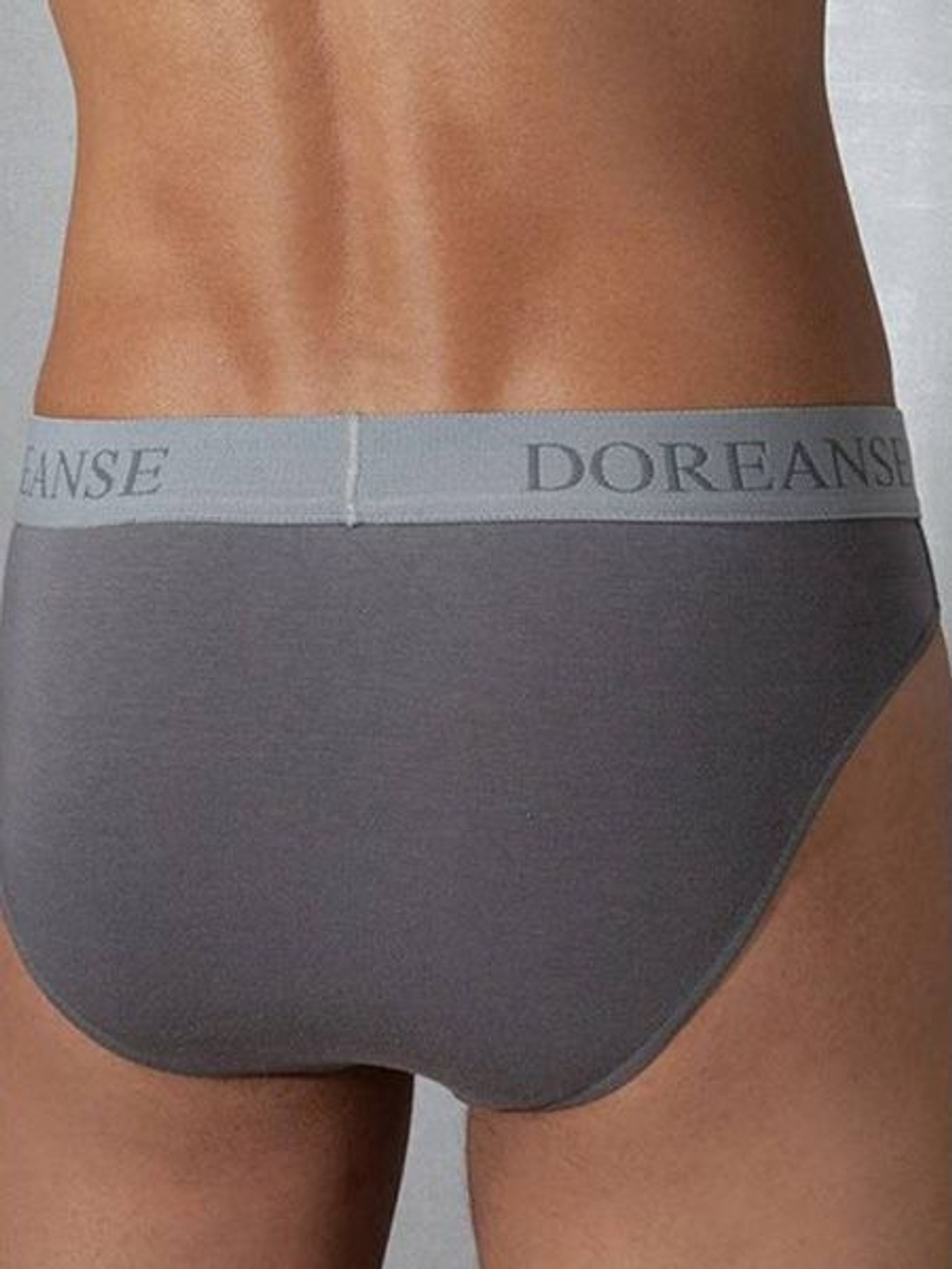 Мужские трусы-брифы в спортивном стиле Doreanse Modal Sport (Размер: S) (Цвет: серый)