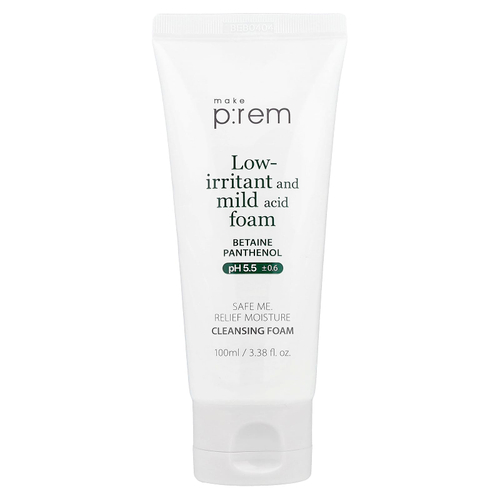make p:rem, Защитите меня. Relief Moisture, очищающая пенка, 100 мл (3,38 жидк. унции)