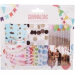 Растяжка «Звёздочки» 2,5 м 7 см , микс