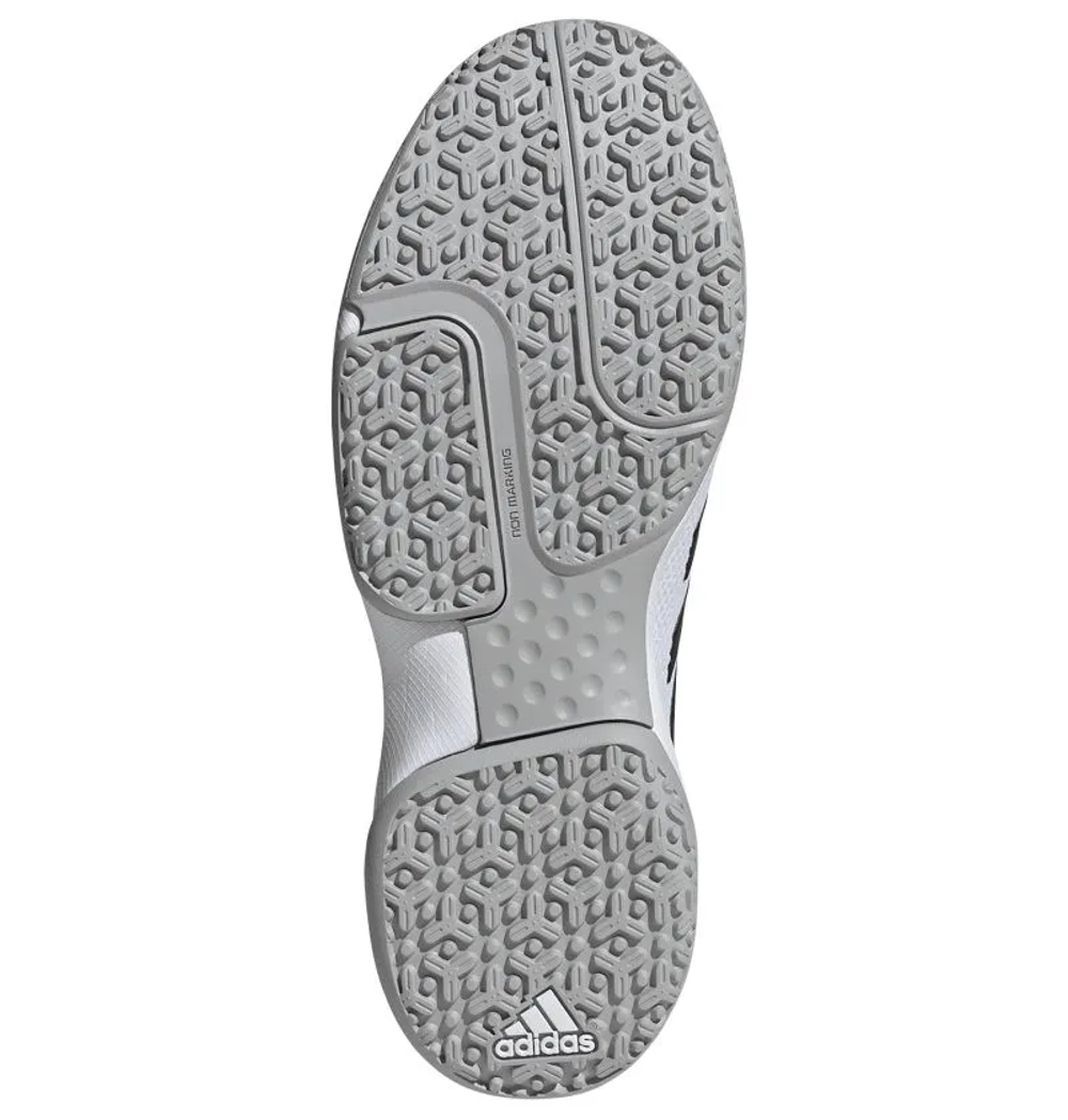 Теннисные кроссовки Adidas GameCourt 2 Omnicourt - footwear white/coal black/grey