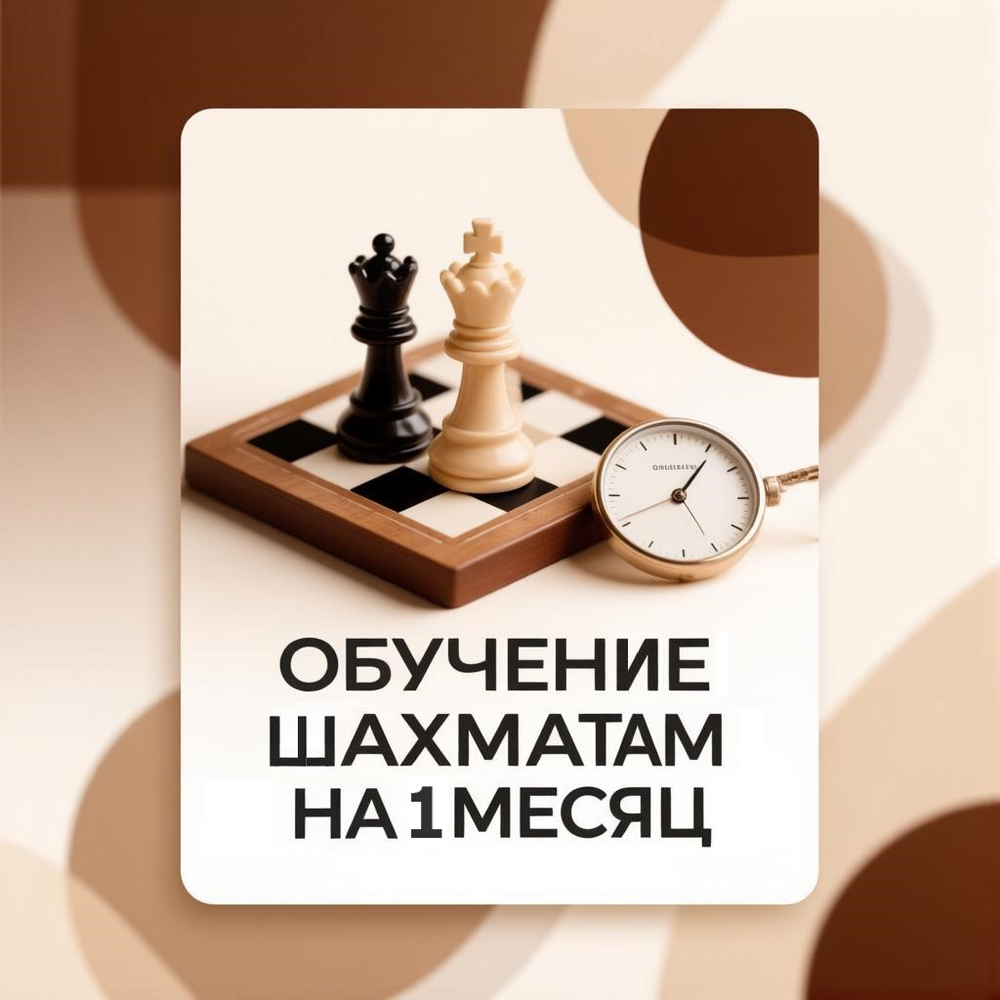 Обучение шахматам на 1 месяц