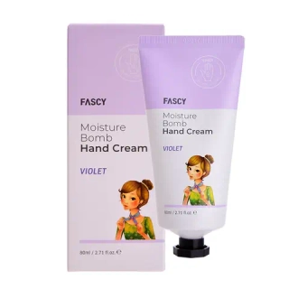 Крем для рук с экстрактом лаванды FASCY Moisture Bomb Hand Cream Violet 80 мл
