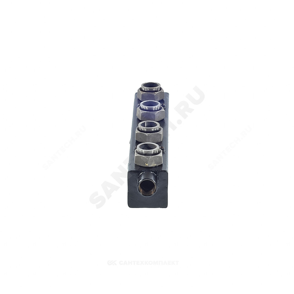 Коллектор котельной сталь до 360 кВт 1 1/2" ВР на 2 контура 1 1/2" нак/г м/о 125мм Дублер KK-40F ASKON 40F/125/40/2D