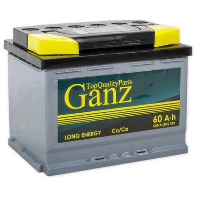 Аккумулятор GANZ PRO-Line DIN 60 А/ч прямой L+ 242x175x190 L2 EN 540 А