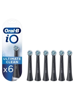 Насадки Oral‑B iO Ultimate Clean RB CBF-6, черные, 6 шт.
