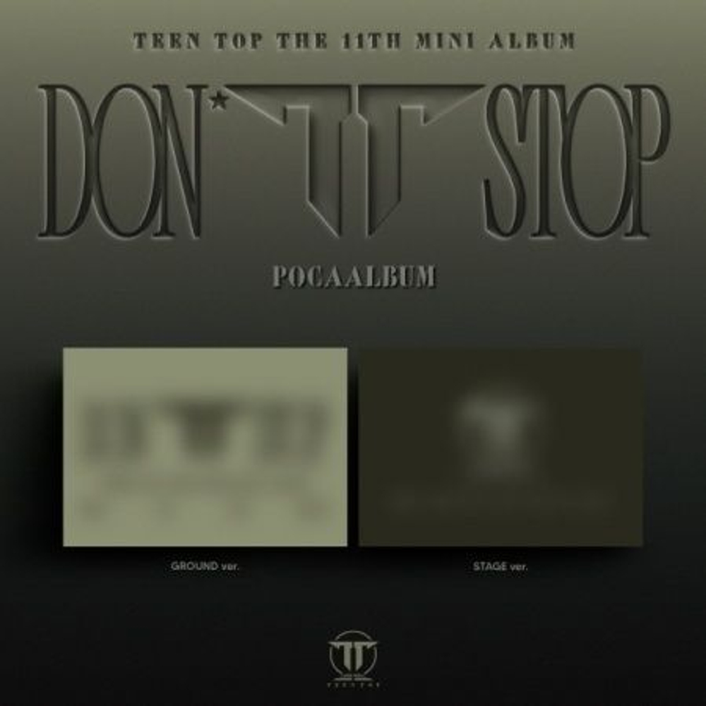 Альбом TEEN TOP - DON'T STOP 11th EP Album POCAALBUM RANDOM Version