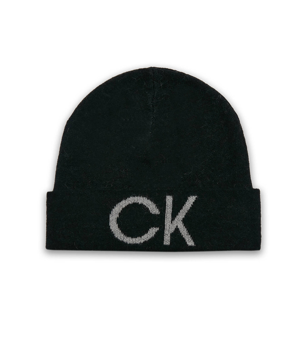 хлопчатобумажная шапка elevated monogram Calvin Klein - черный(K60K609972)
