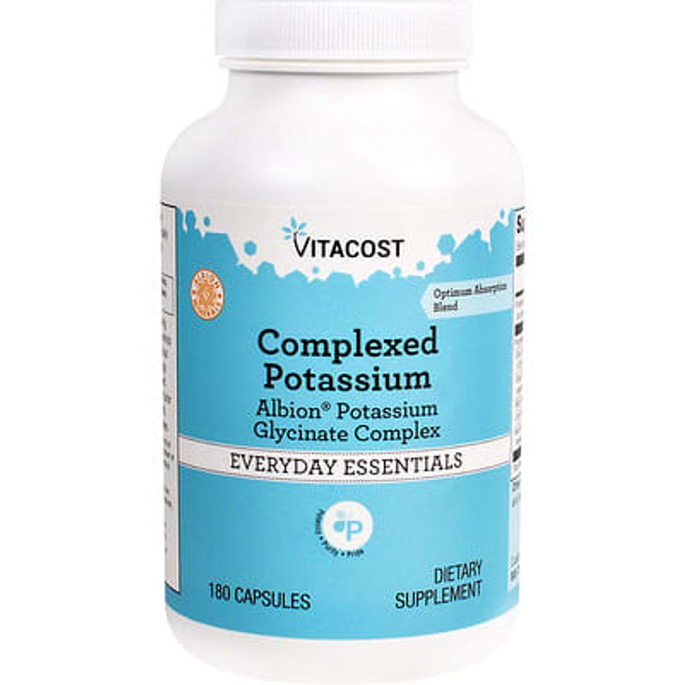 Vitacost, комплекс калия, 180 капсул