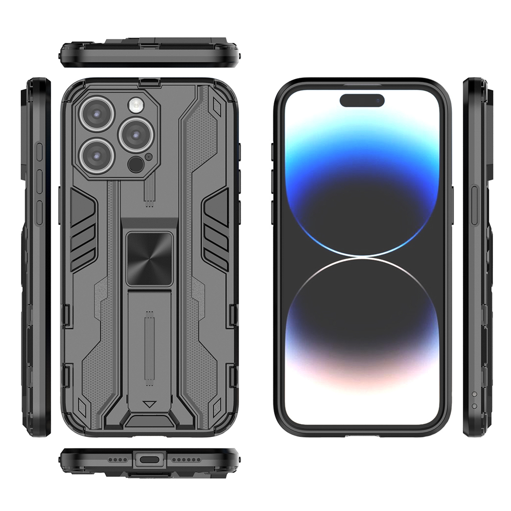 Противоударный чехол с подставкой Transformer для iPhone 15 Pro Max