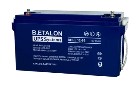 Аккумулятор B.ETALON BHRL 12-65 | 65 Ач | 12В AGM