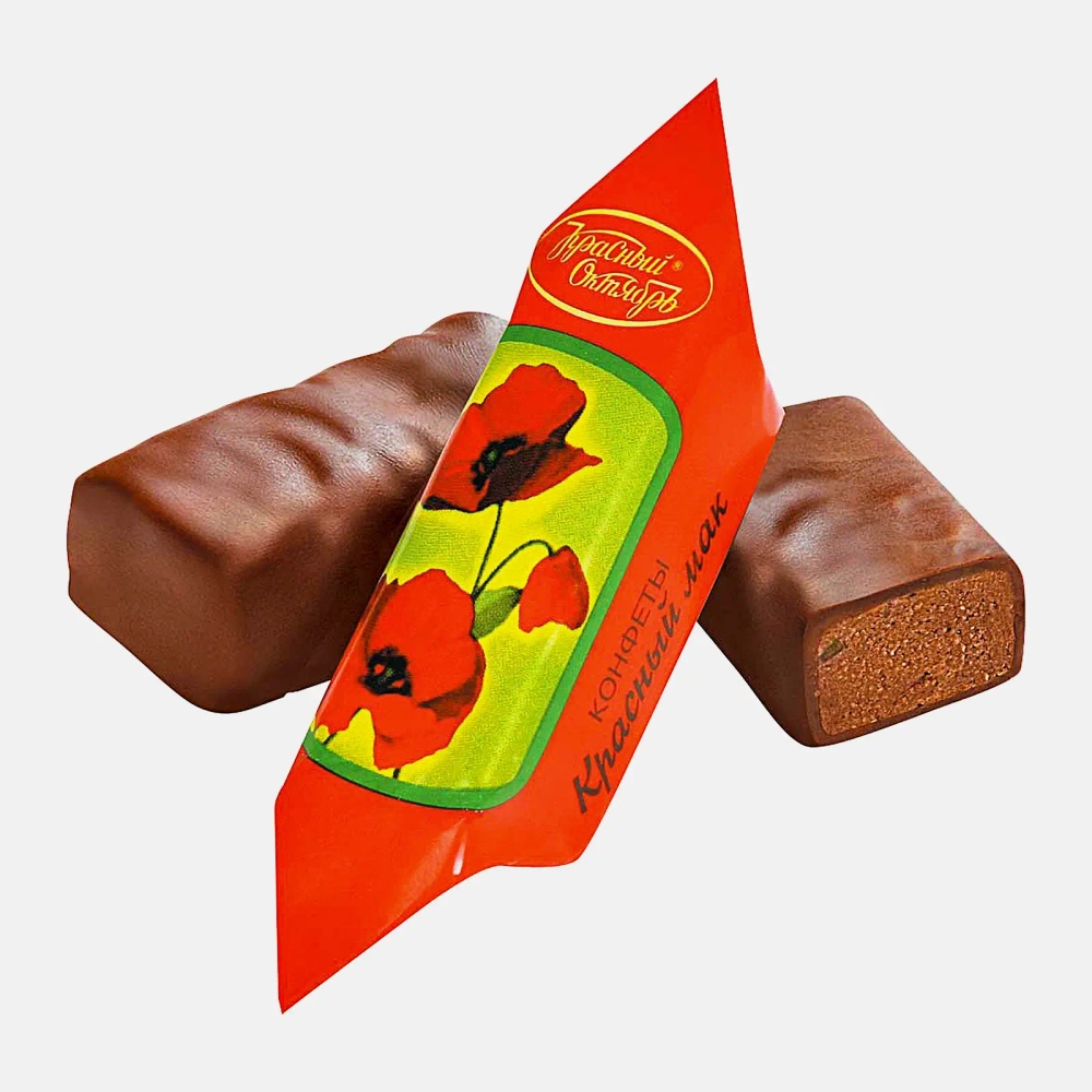 Конфеты Красный октябрь Красный мак 300г