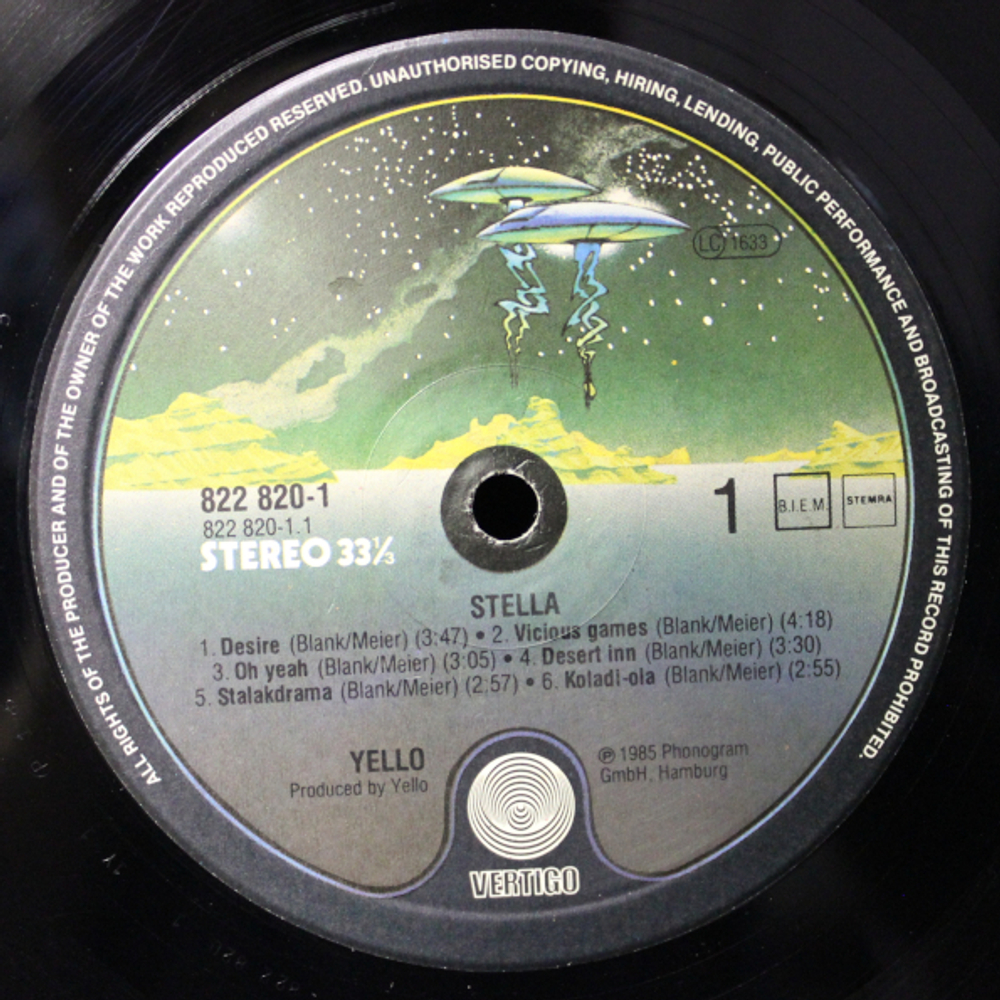 Yello / Stella (LP)