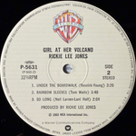 Rickie Lee Jones ‎– Girl At Her Volcano (Япония 1983г.) 10" EP
