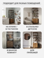 Стеллаж металлический с ящиками лофт АКТАУ