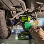 Гайковерт ударный акк. Greenworks IW5500, 24V, б/щет, 1/2'', 500Нм, 3 режима, 1х4Ач,ЗУ,кор (3805007CUB)