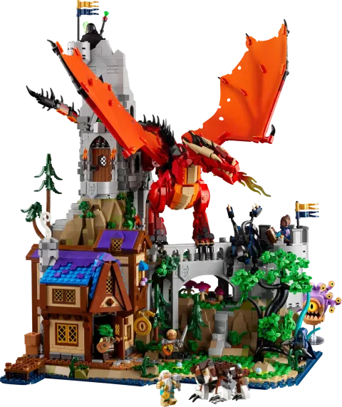 Конструктор LEGO Ideas 21348 Dungeons & Dragons: История красного дракона