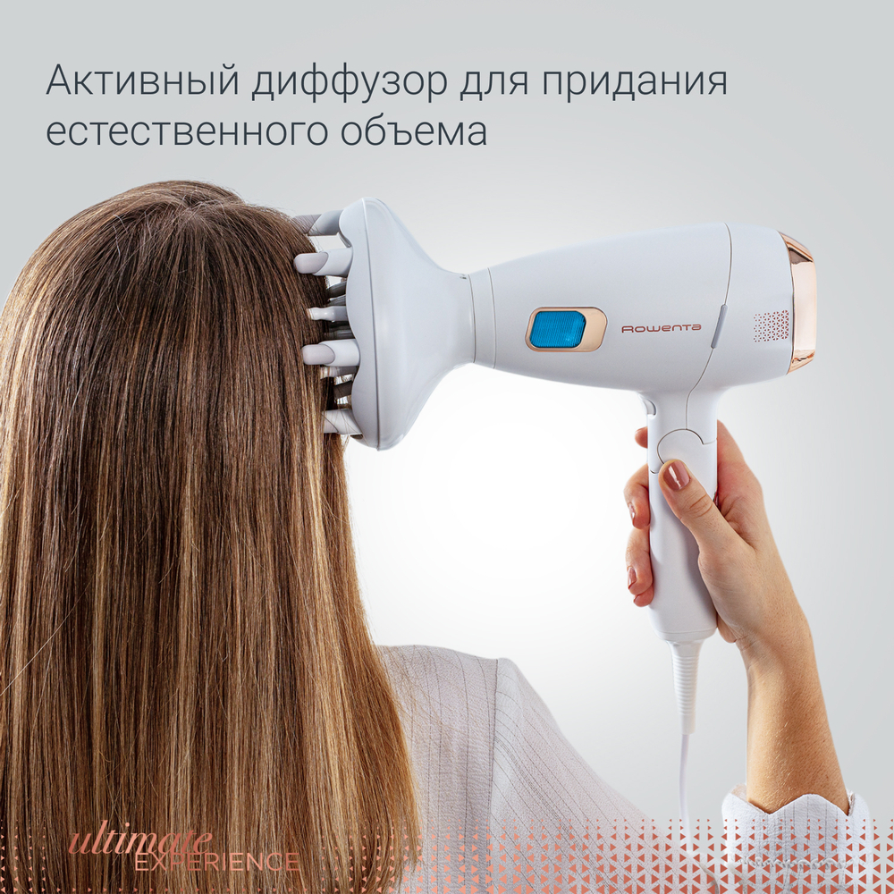 Фен для волос с функцией массажа Scalp Care Rowenta Ultimate Experience CV9240F0