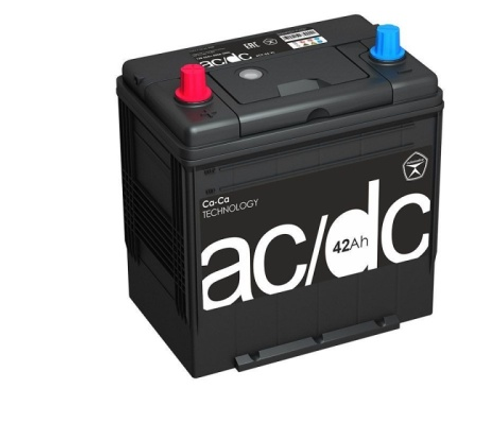 Купить Аккумулятор 6СТ-42 А.ч., п.п., L+,  AC/DC, В00 (тонкая клемма)