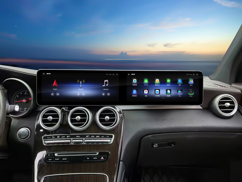 Установочный комплект для MERCEDES C class / GLC / W205 2015-2018 NTG 5.0/5.1  KUBERG MRW-M1207-C-NTG5