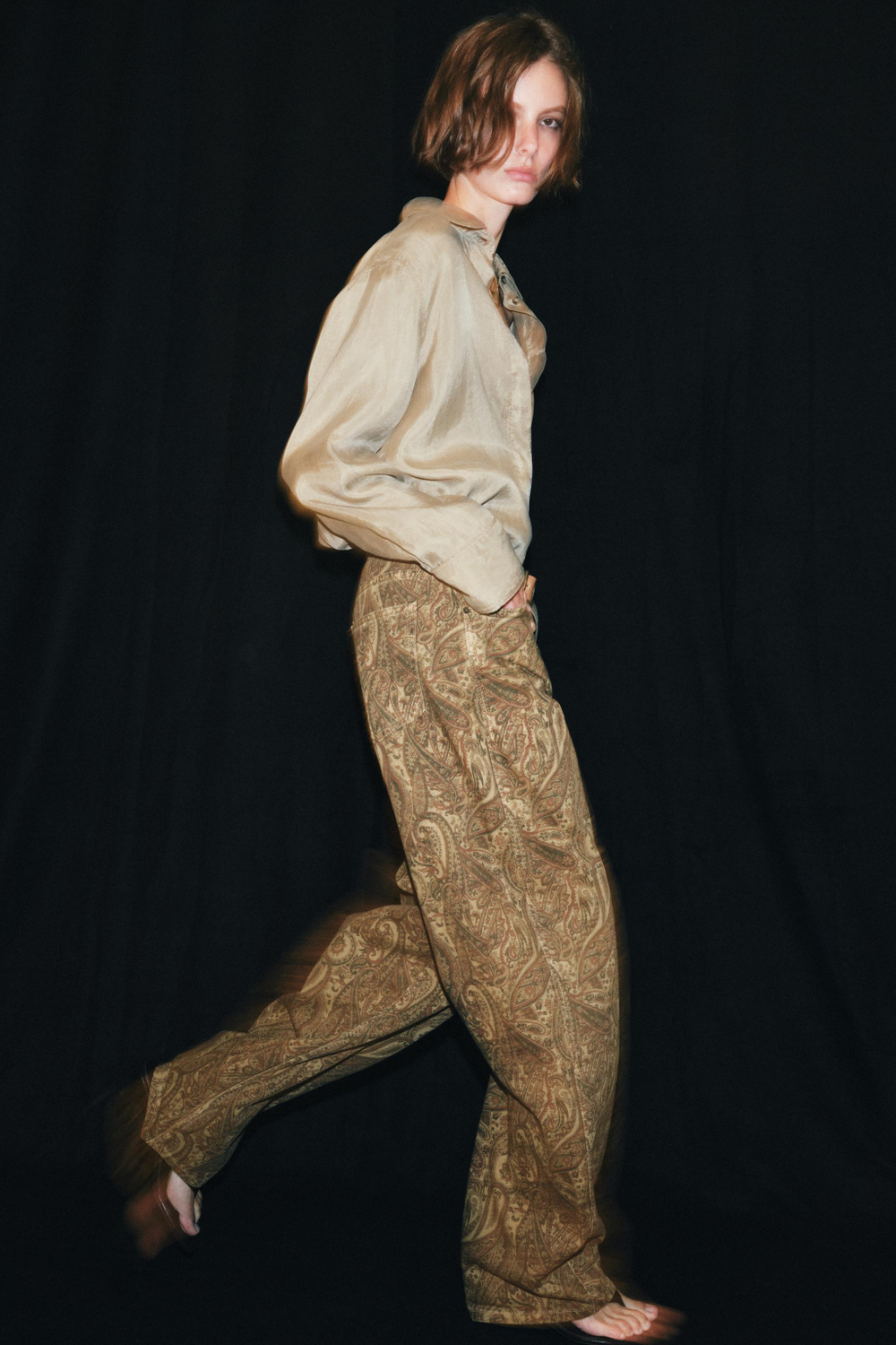 РУБАШКА ИЗ ЛИОЦЕЛЛА — ZW COLLECTION — ZARA