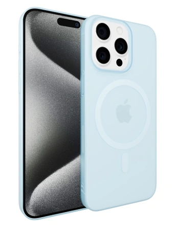 Чехол накладка iPhone 15 Pro 6.1" Gurdini Slim Series with Magsafe Blue