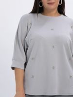 Блуза Нора (серый жемчуг) Б16462-5М LT Collection