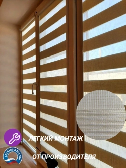 Рулонные шторы День-Ночь 50×135 см