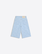 Мужские фактурные джинсовые бермуды super baggy fit - BERSHKA