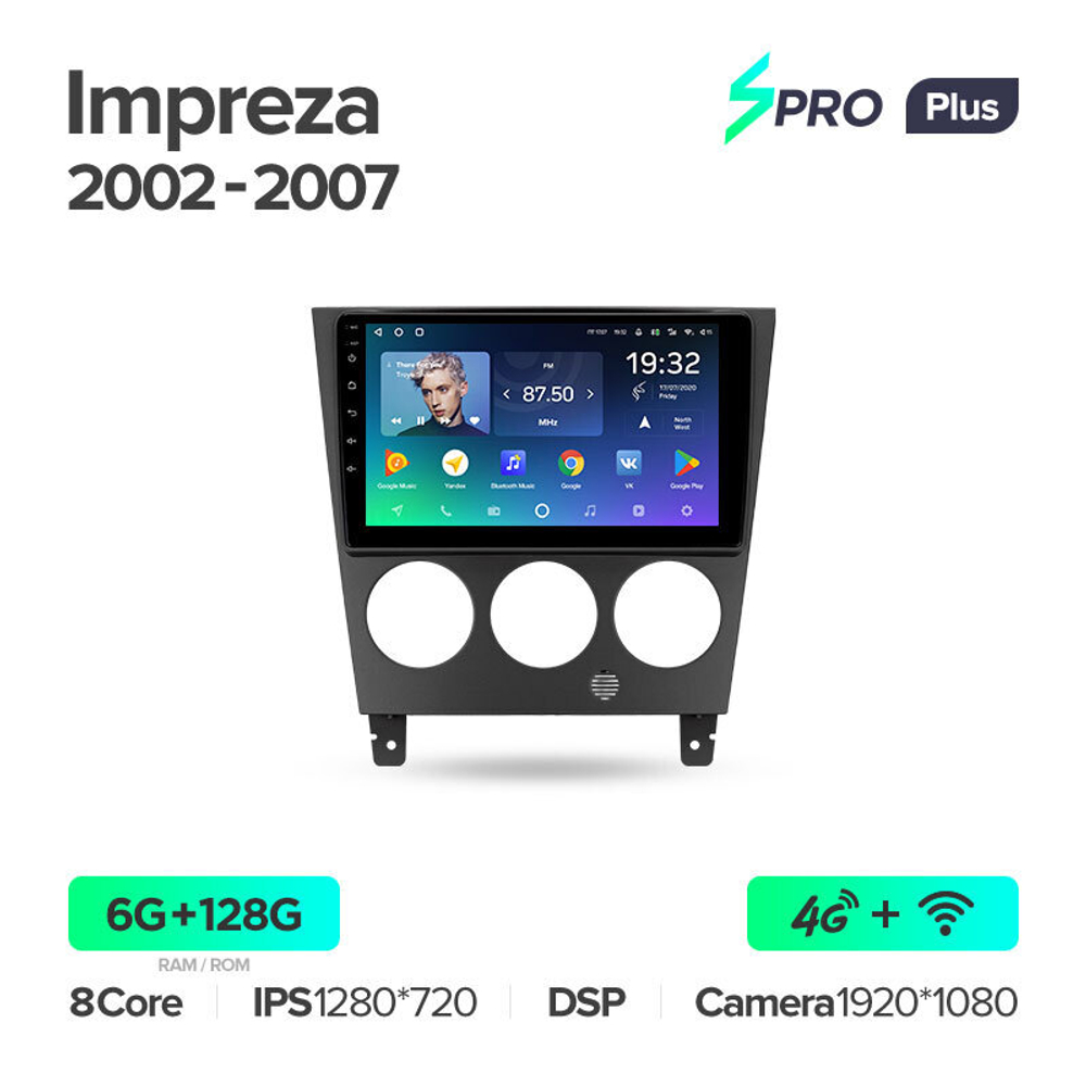 Teyes SPRO Plus 9" для Subaru Impreza 2002-2007