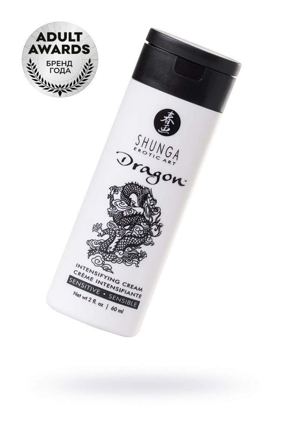 Интимный крем для пар Shunga Dragon sensitive эффект Ледяного огня 60 мл