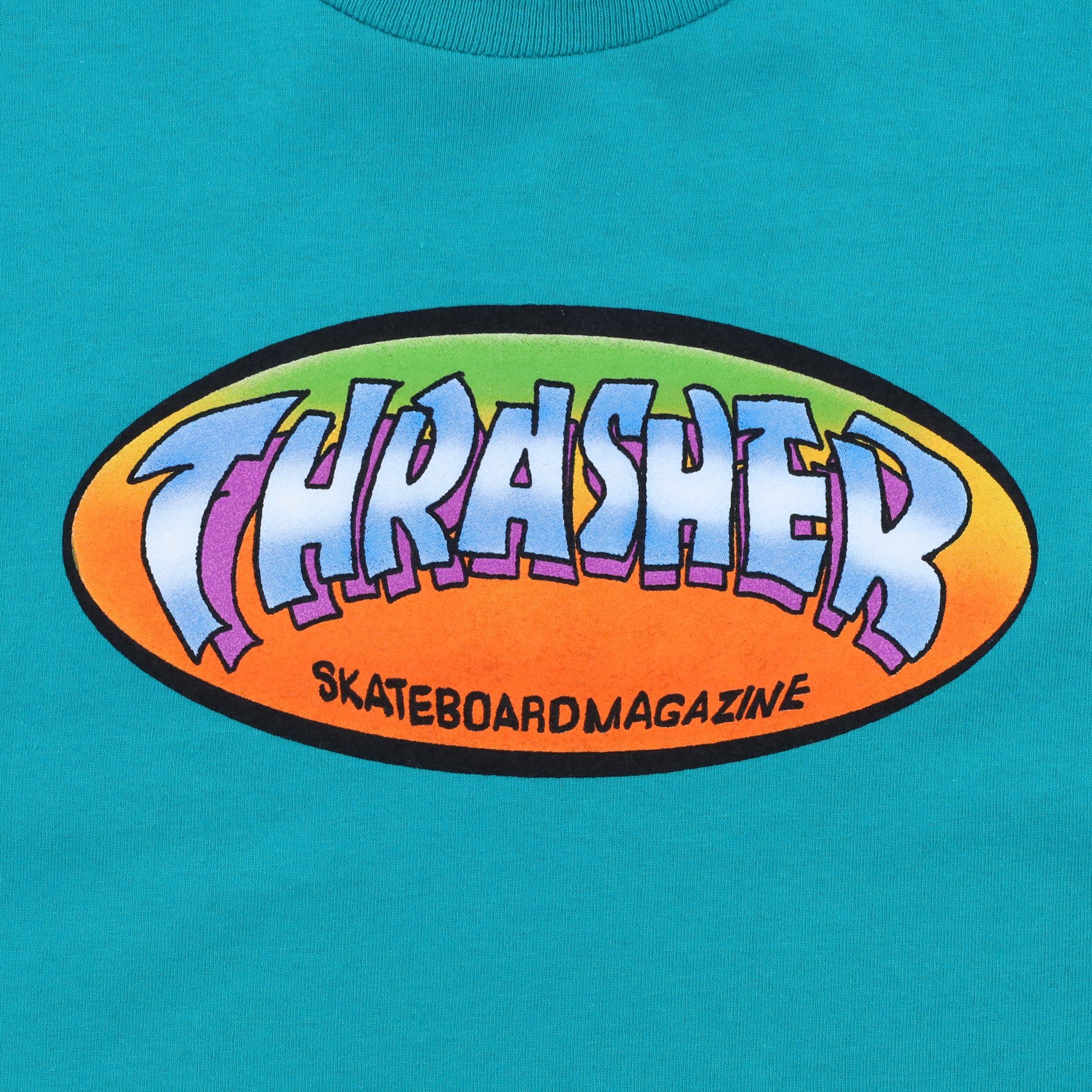 Футболка Thrasher Ninety-Five By Spanky T-Shirt (jade dome) артикул: - купить в магазине Дайс