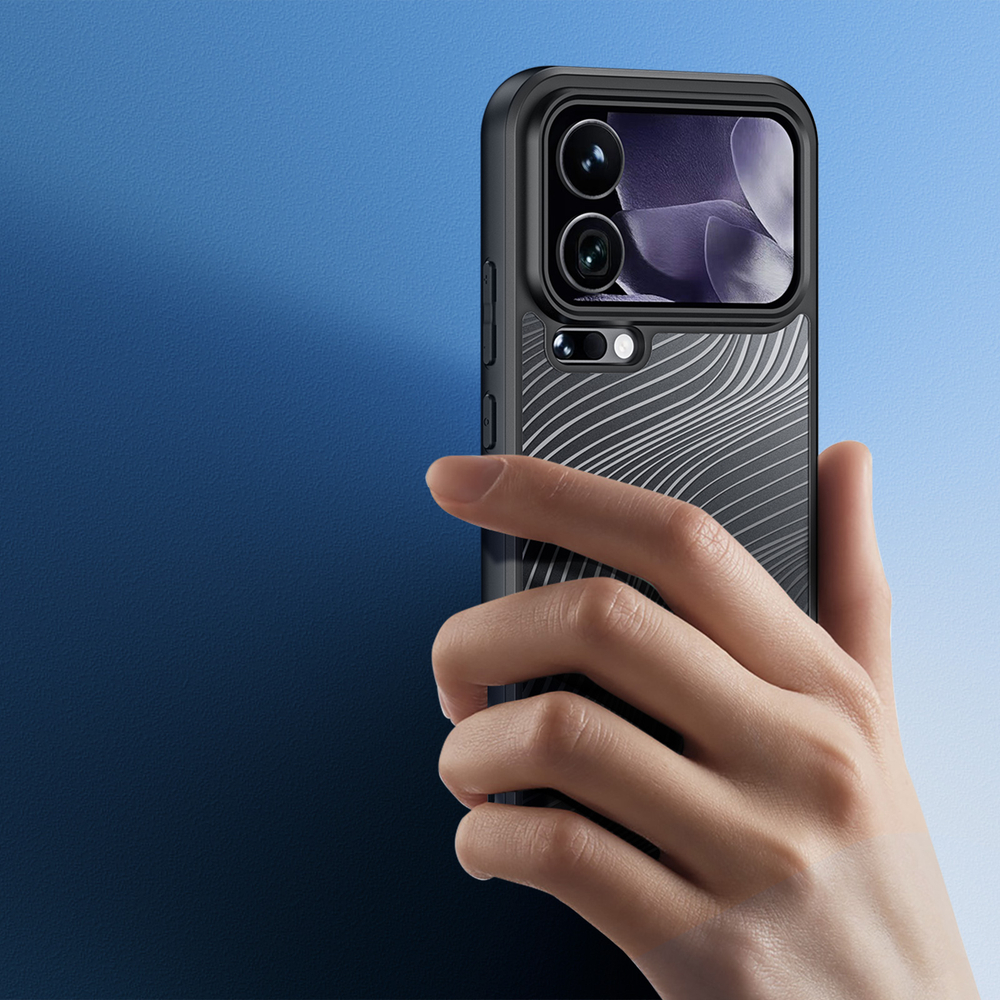 Чехол прозрачный с мягкими черными рамками для Xiaomi 17 Pro, Dux Ducis, серия Aimo Series Case