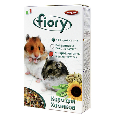 Fiory Criceti корм для хомяков коробка 400 г
