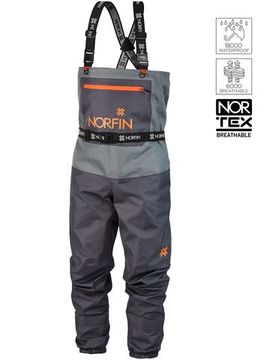 Полукомбинезон заброд. Norfin PILOT STOCKINGFOOT GRAY р.XXL