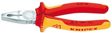 Плоскогубцы комбинированные, 160 мм, KNIPEX 03 06 160 KN-0306160