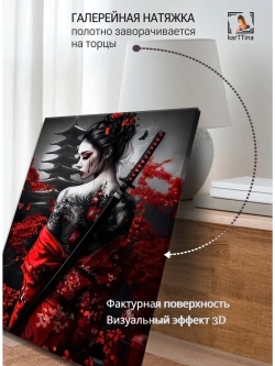 Картина Ветры сакуры галерейная 30х40см 1шт.