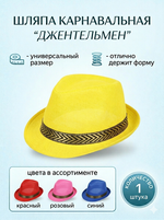 Шляпа карнавальная «Джентельмен», микс