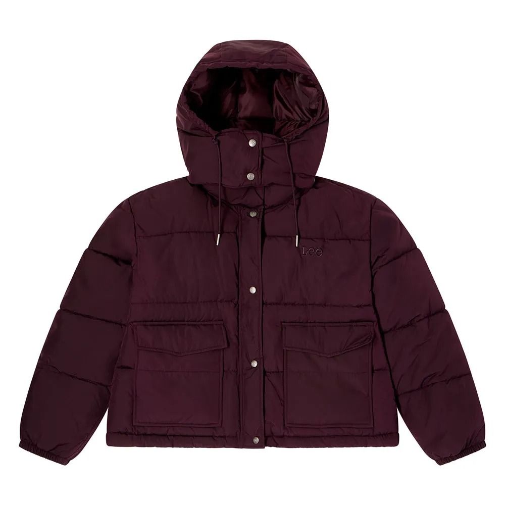 Куртка утепленная женская LEE SHORT PUFFER WITH HOOD