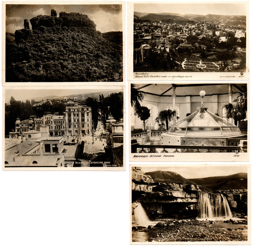 Фотооткрытка  Кисловодск 1935 г. 5 шт. XF