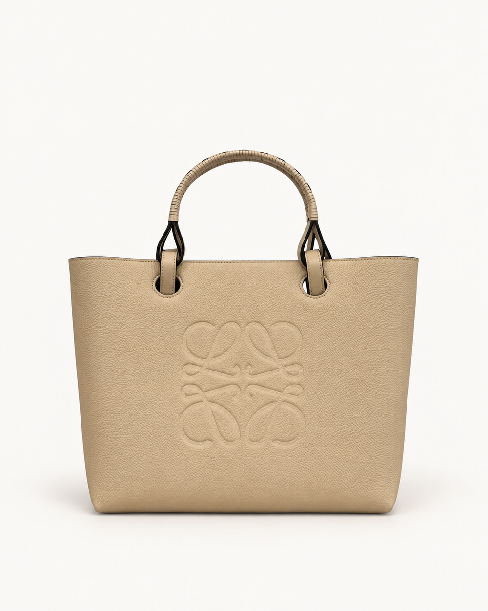 Сумка LOEWE Anagram Tote Medium, песочный оттенок, зернистая кожа
