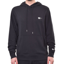 Мужская теннисная кофта Wilson Triblend Hoodie - черный
